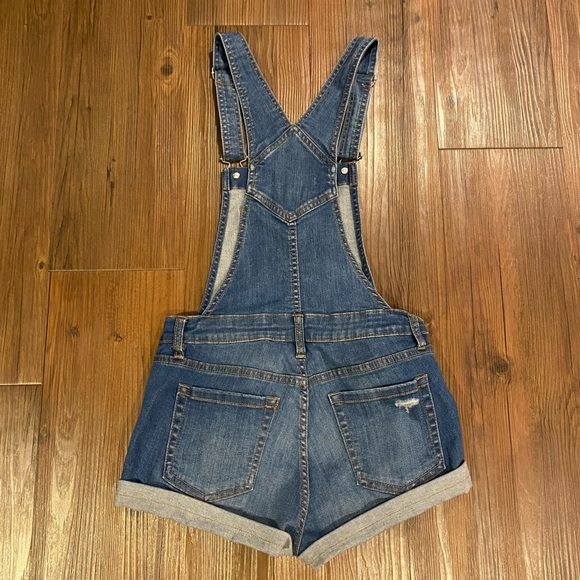 PacSun Denim Short Overalls - Picture 2 of 3